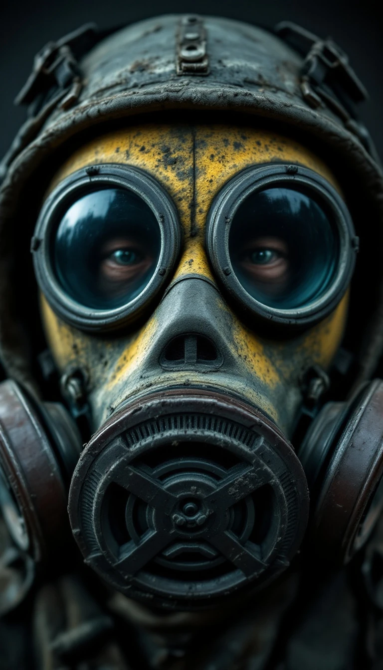 Chernobyl Liquidator Gas Mask Close Up