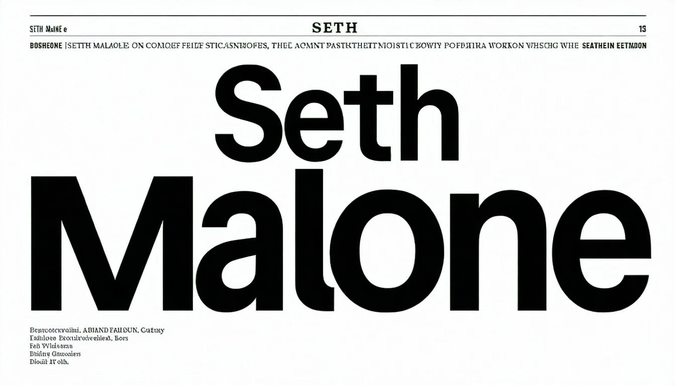 Seth Malone Magazine Cover Masthead