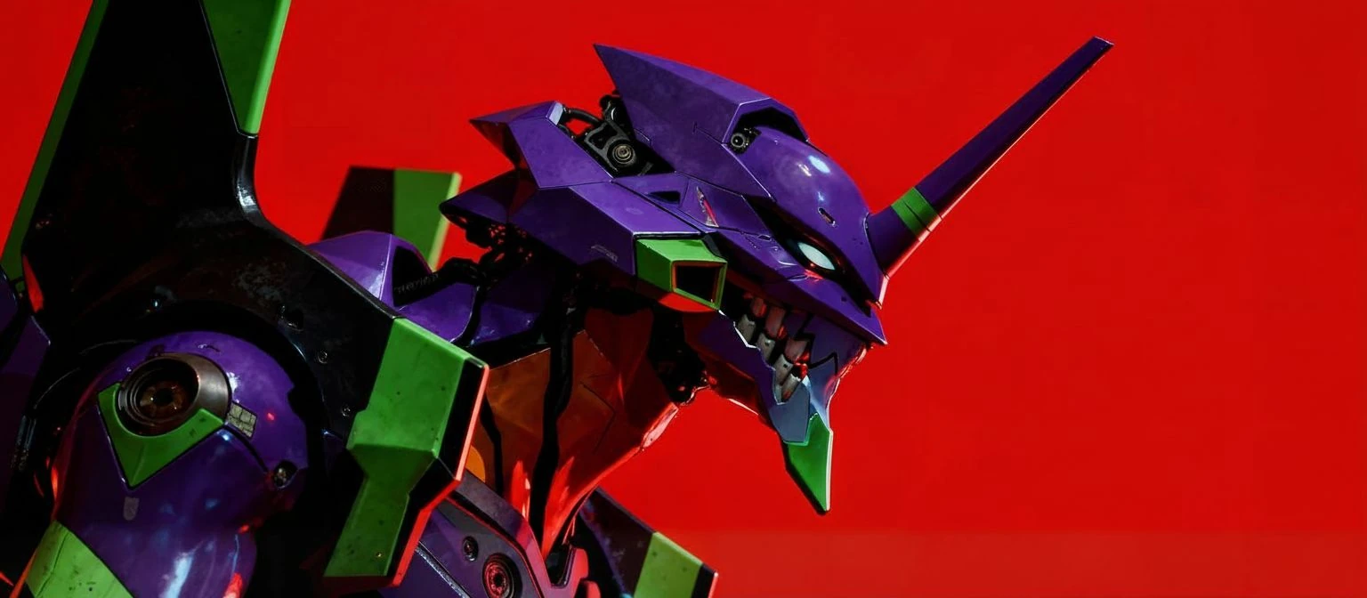 Evangelion Mecha Purple Armor