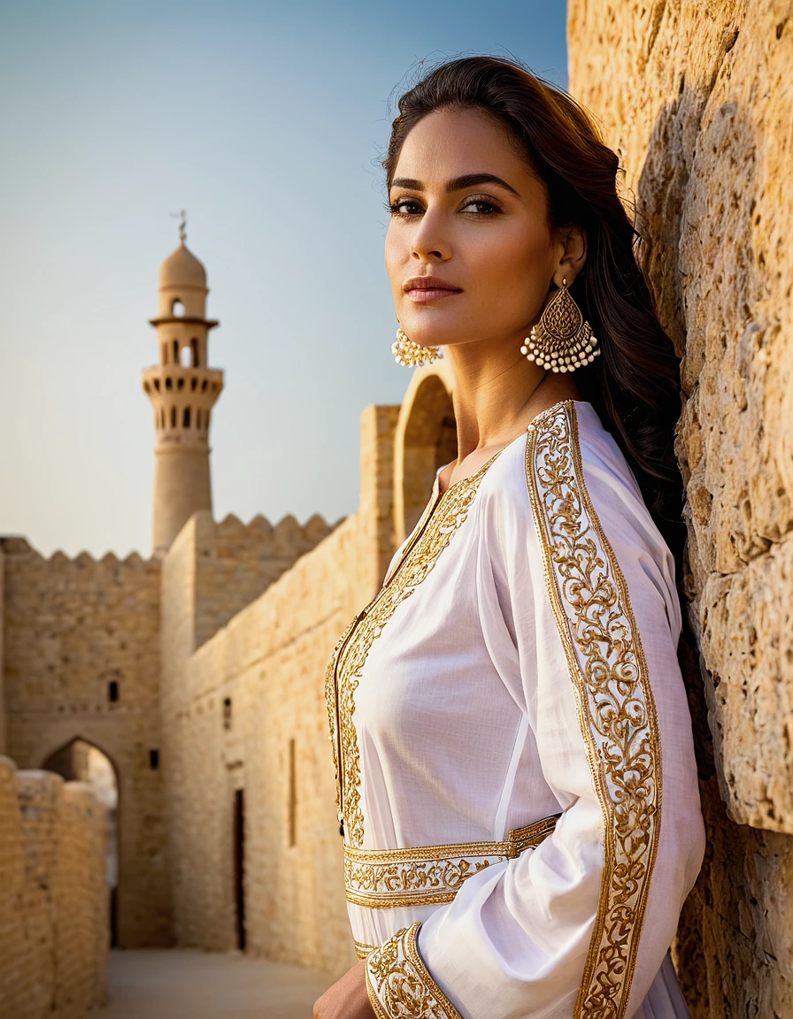 Woman Bahraini Thobe Fort