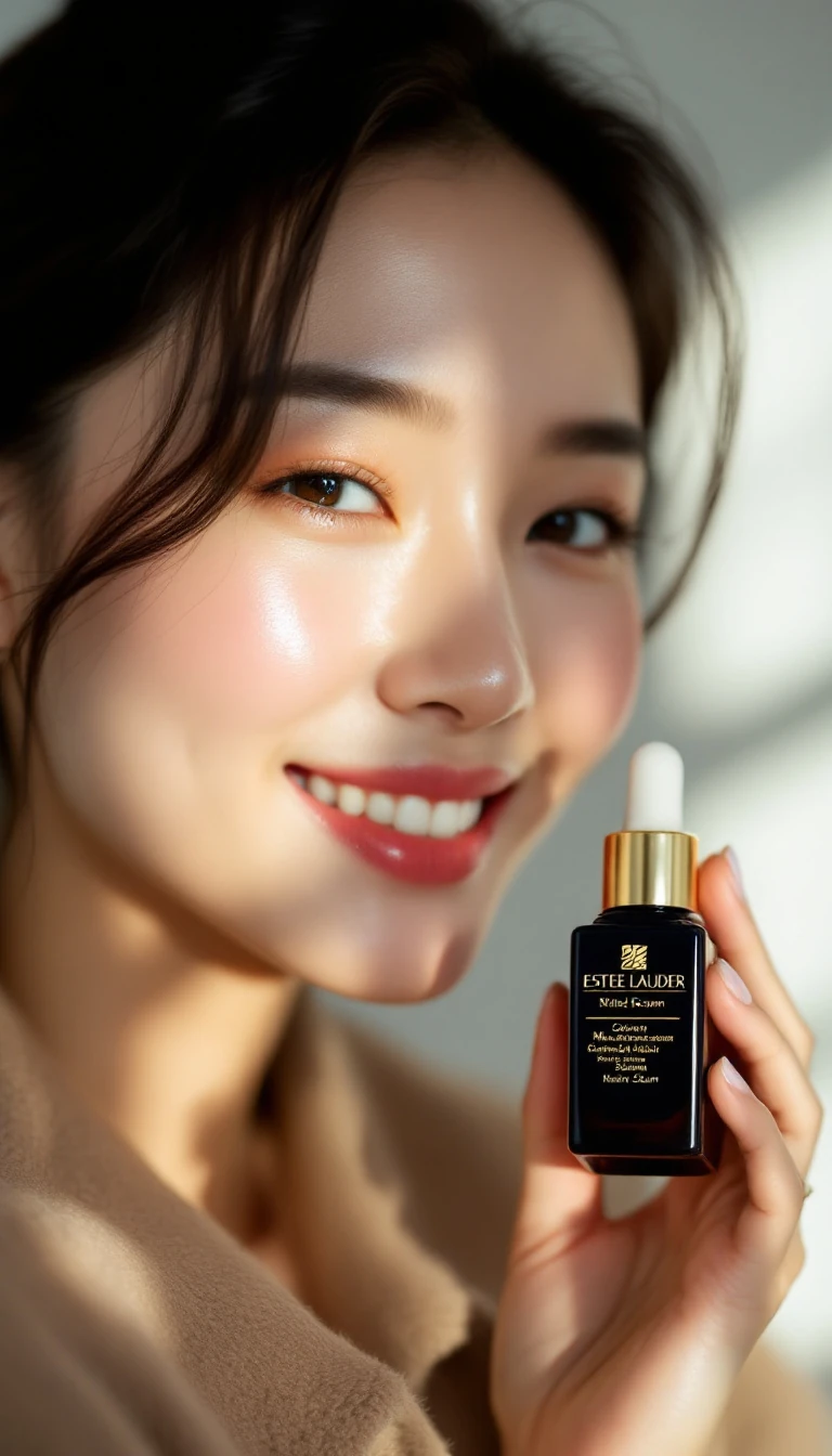 Woman Beauty Product Portrait