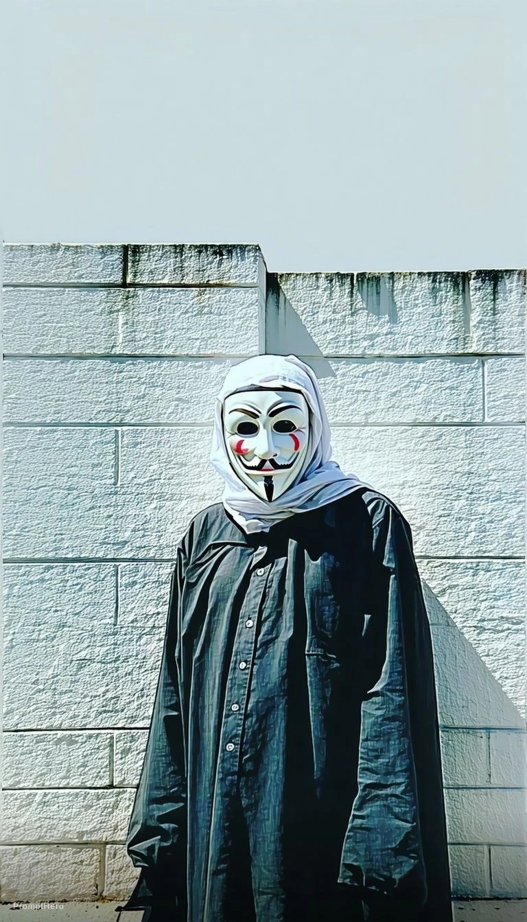 Anonymous Horror Brutal Portrait