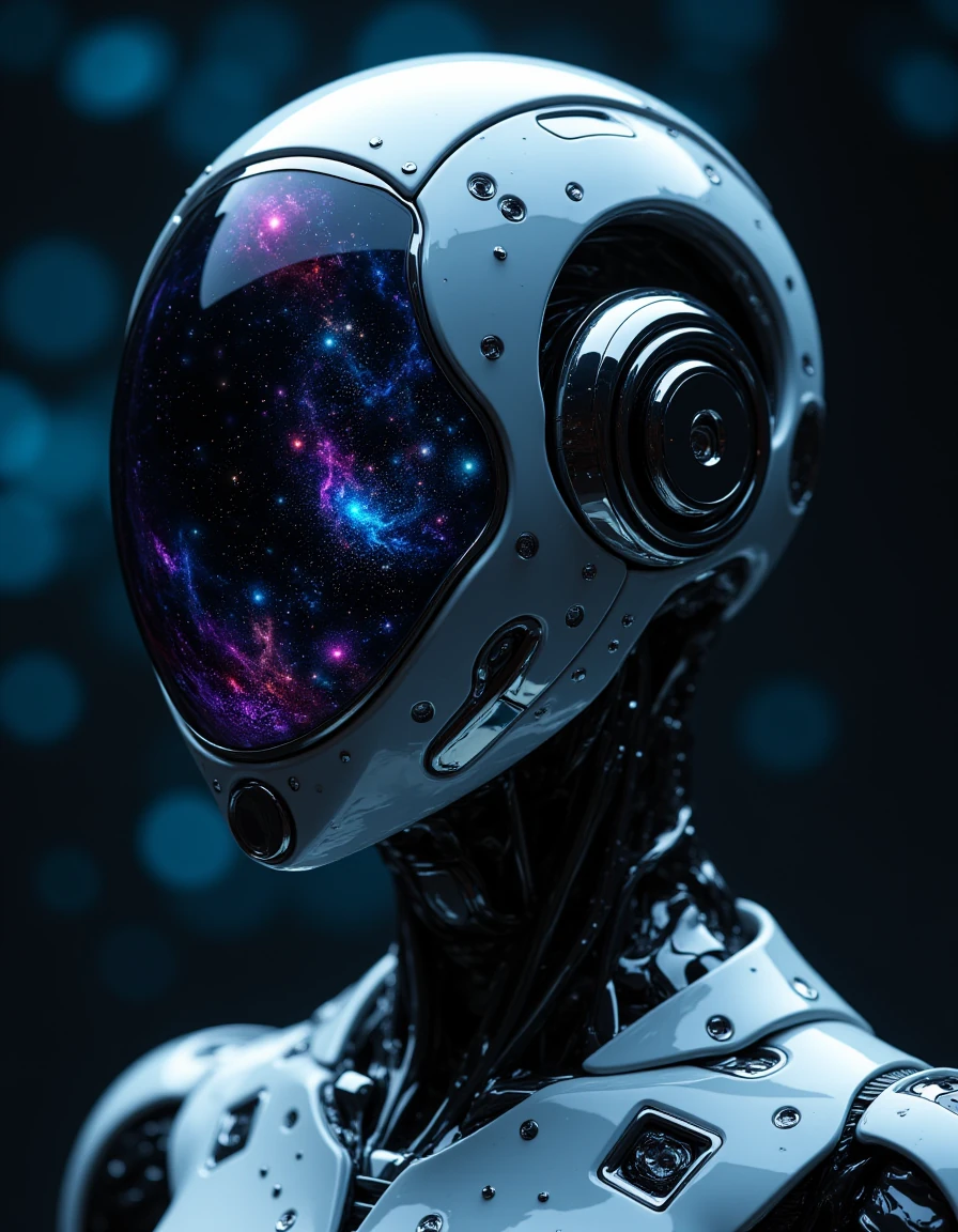 Robot Galaxy Cosmos Head