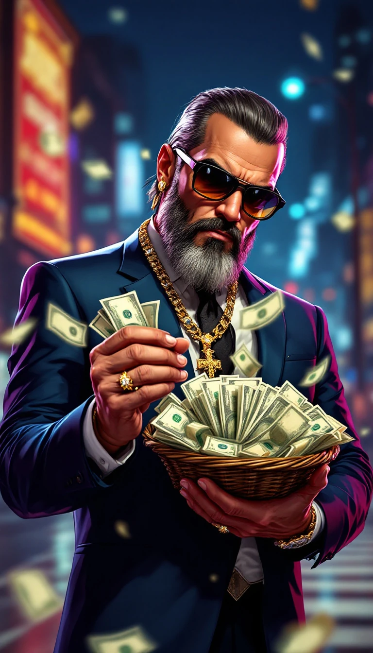 Businessman Money Hip Hop