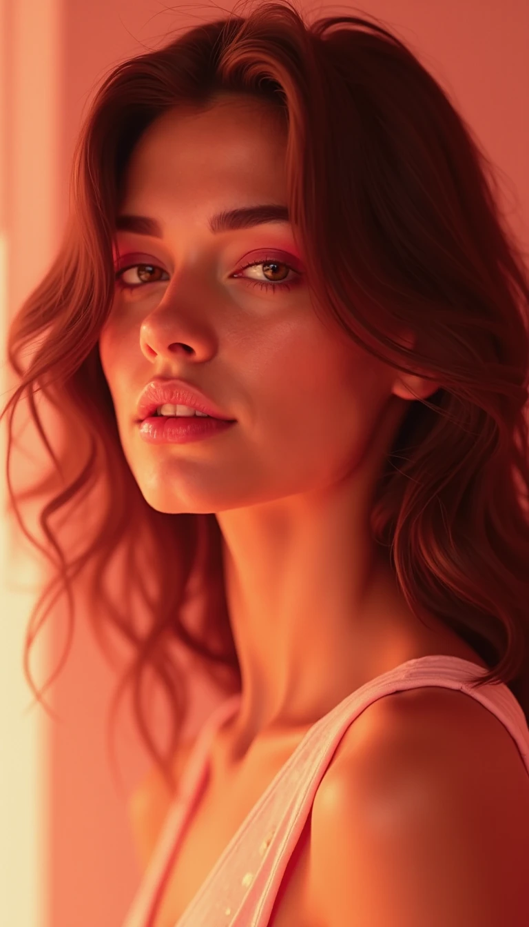 Woman Wavy Hair Warmth