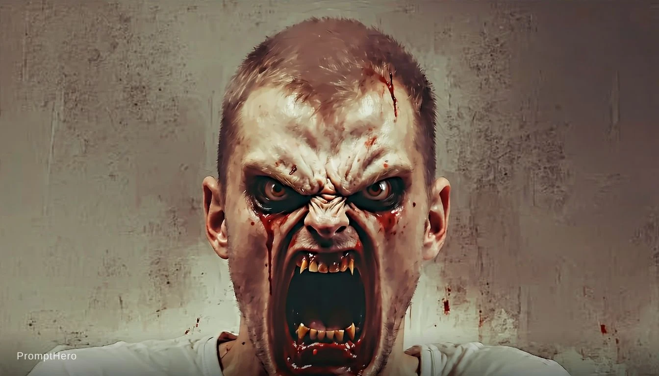 Anger Personified Horror Close