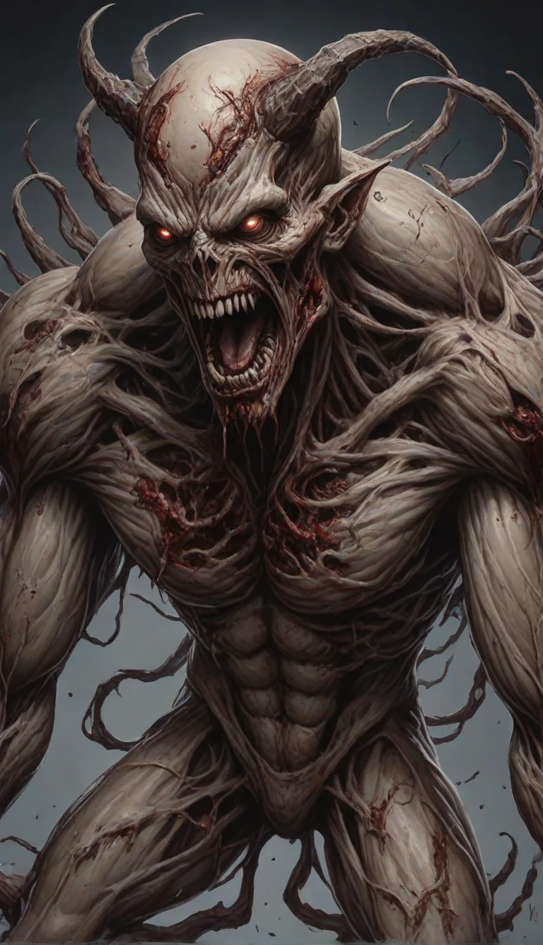 Demonic Concept Art Portrait