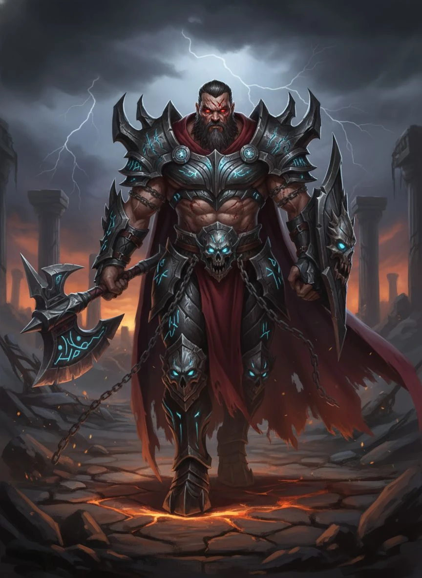 Game Character Brutal God Walking