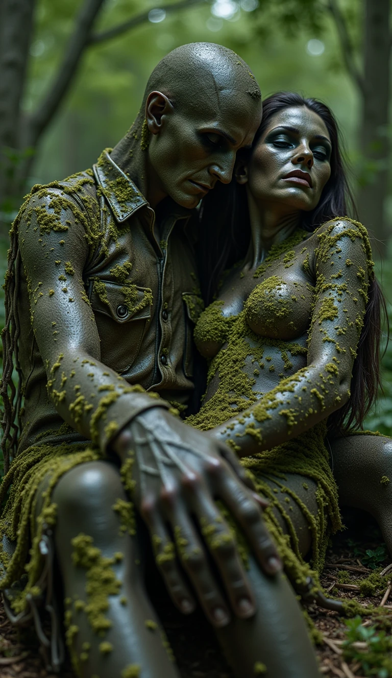 Metallic Couple Forest Moss Eerie