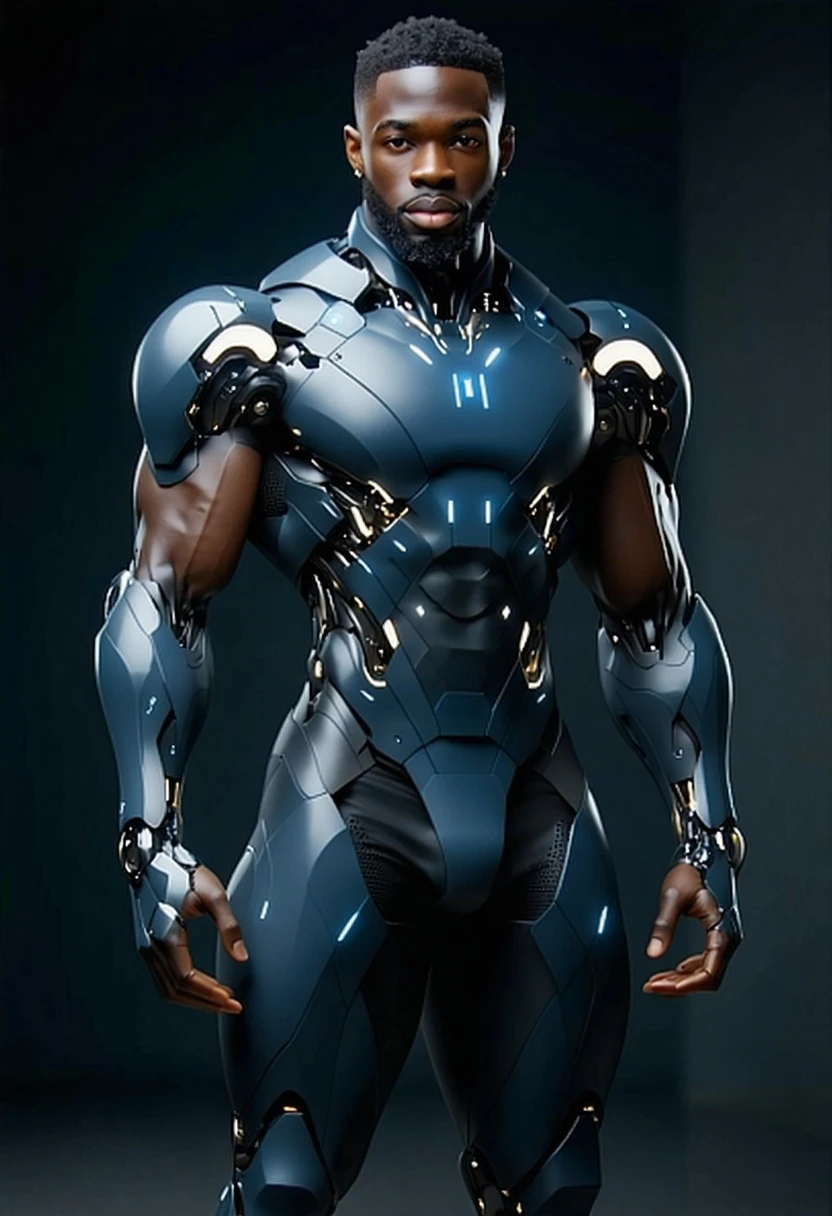 Black Male Operative Futuristic Comfort