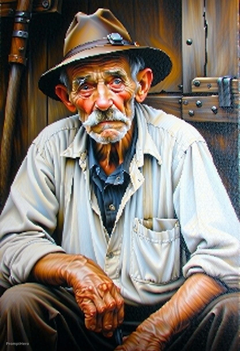 Coal Miner 19th Century Painting