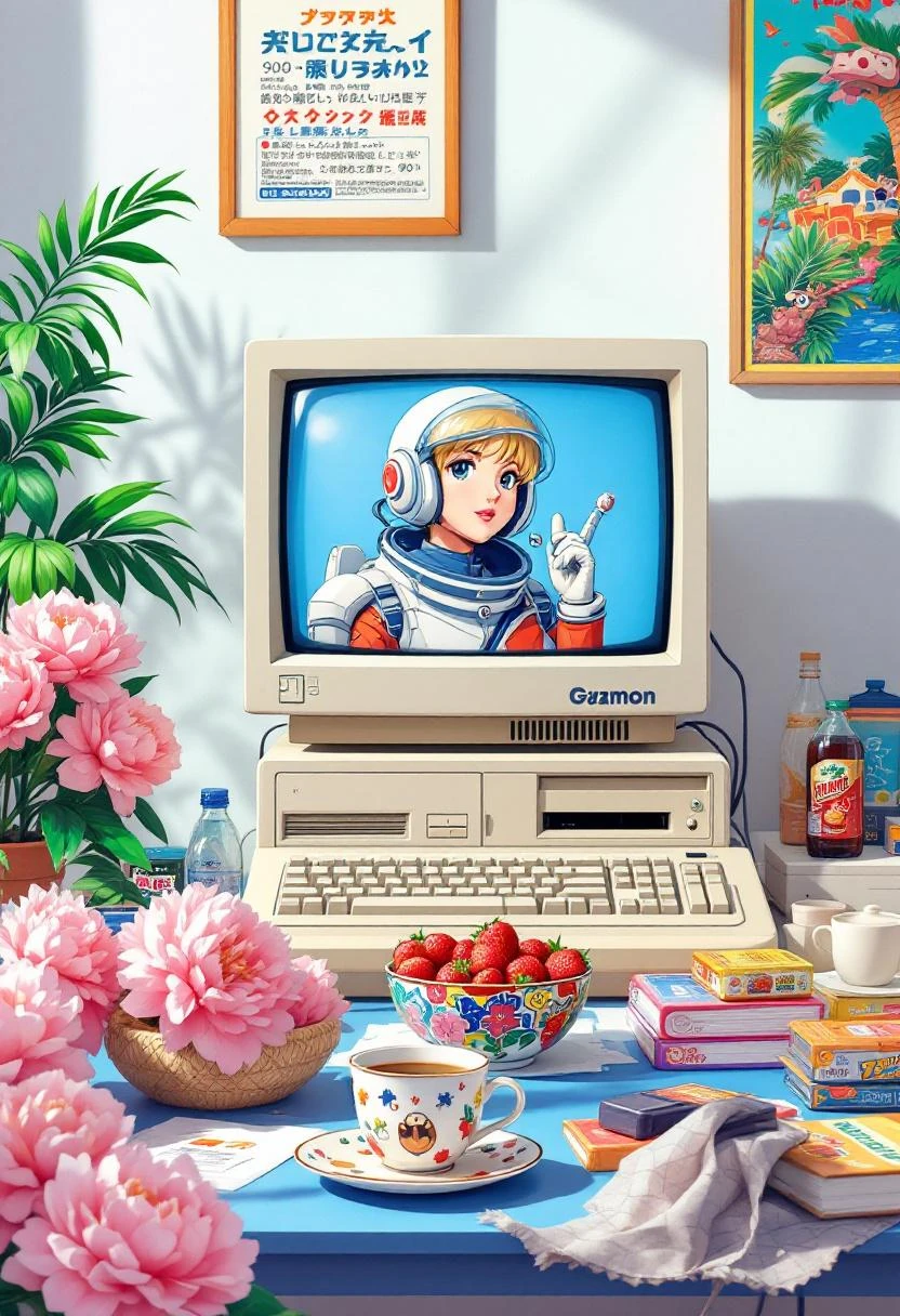 Retro Anime Room Nostalgic