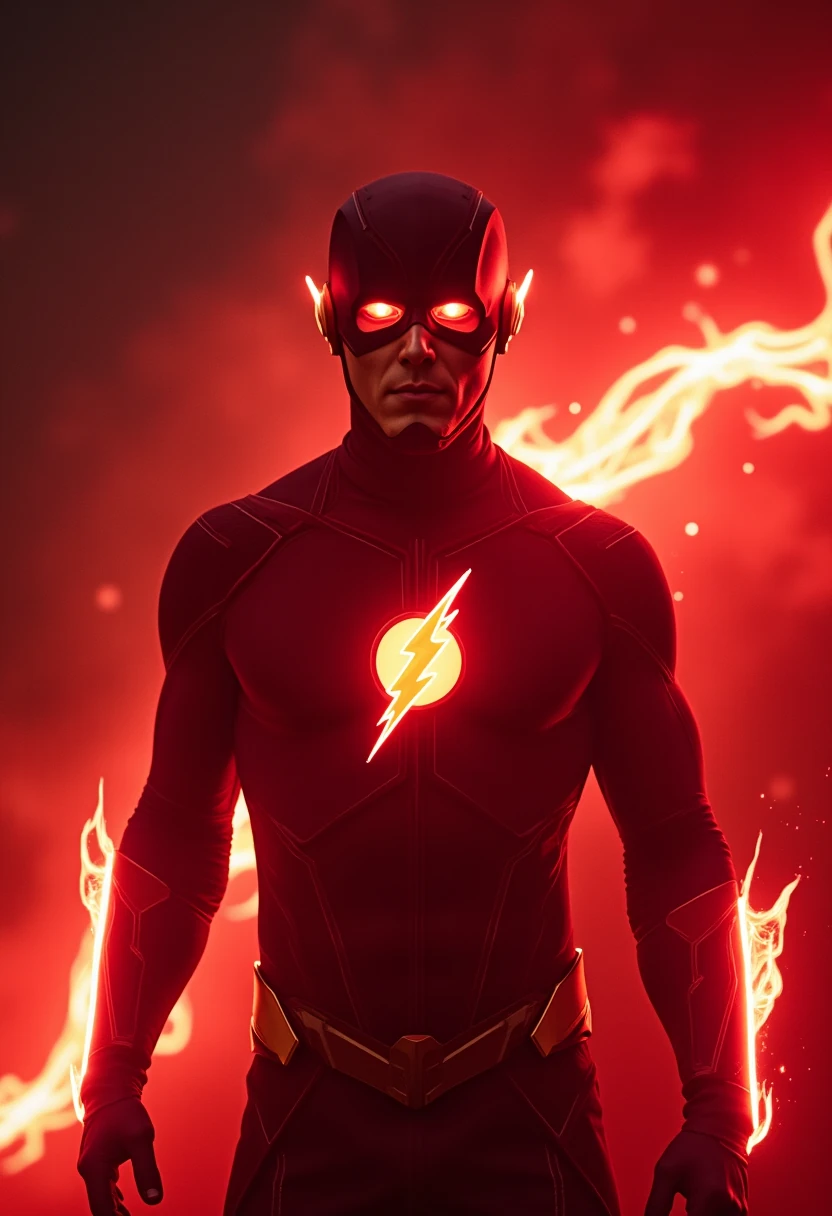 Flash Superhero Neon Red