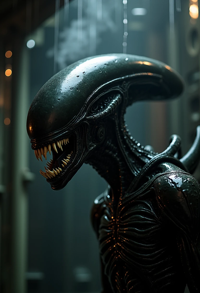 Alien Xenomorph Spaceship Darkness