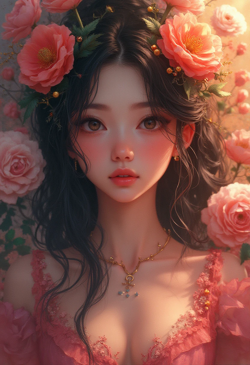 Bohemian Girl Flower Explosion