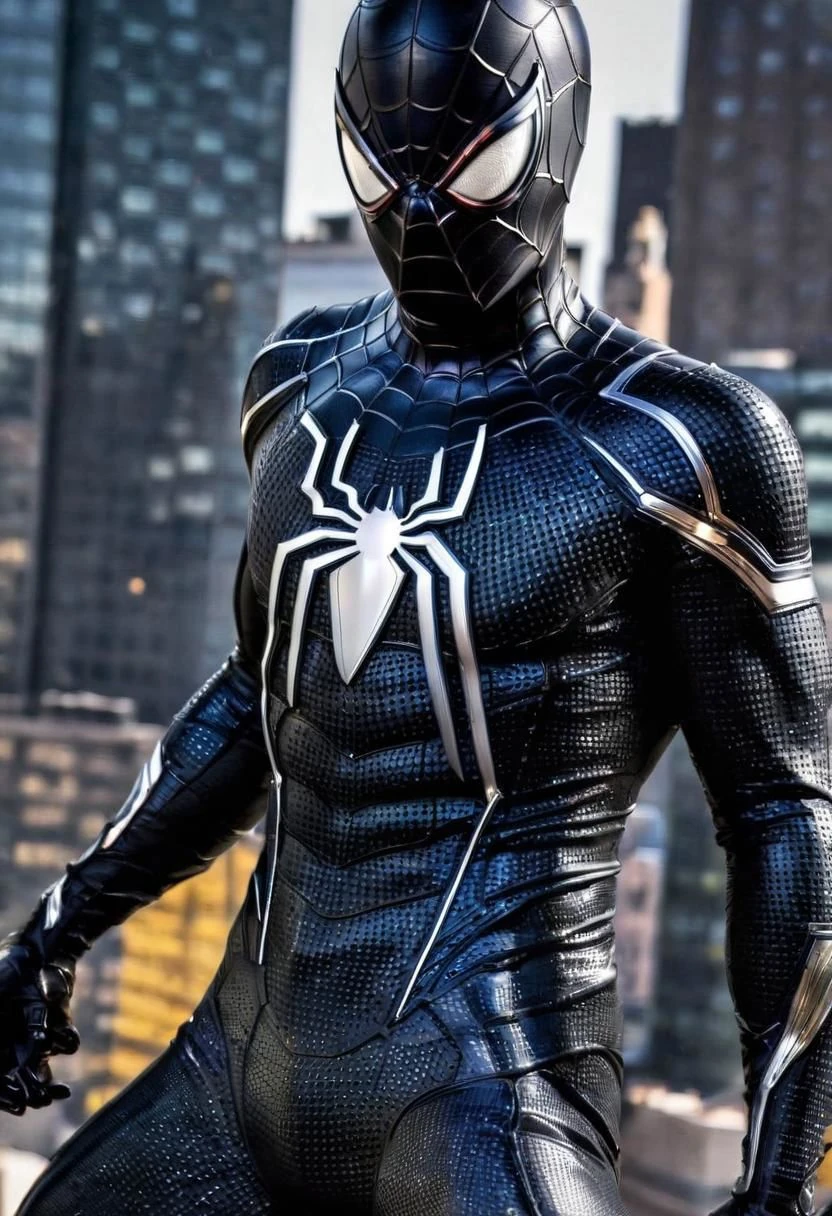 Spiderman Ferrofluid Suit Gotham City