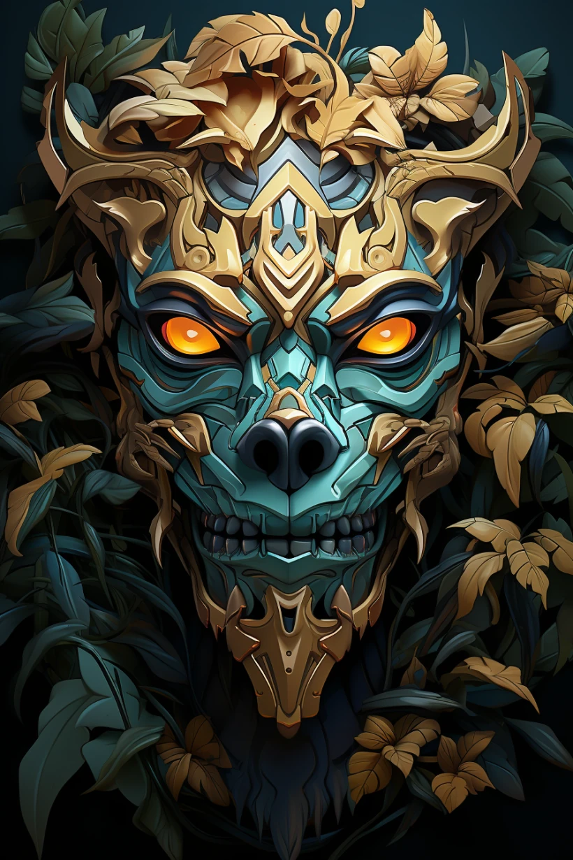Tribal Totem Fantasy Ornate