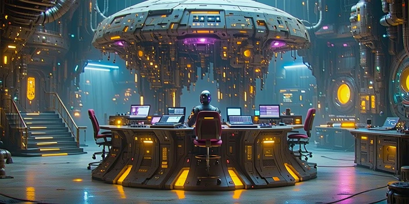 Alien Nightclub DJ Booth