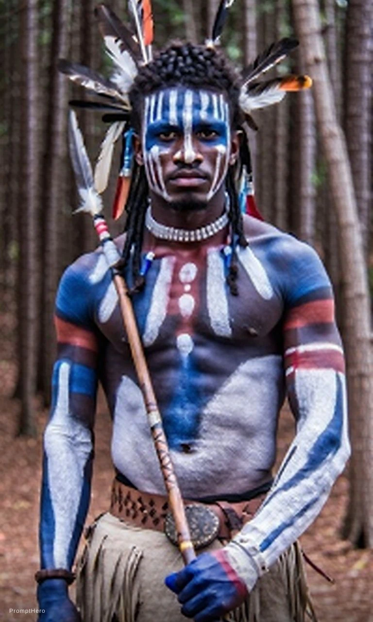 Tribal Warrior Indigenous Paint