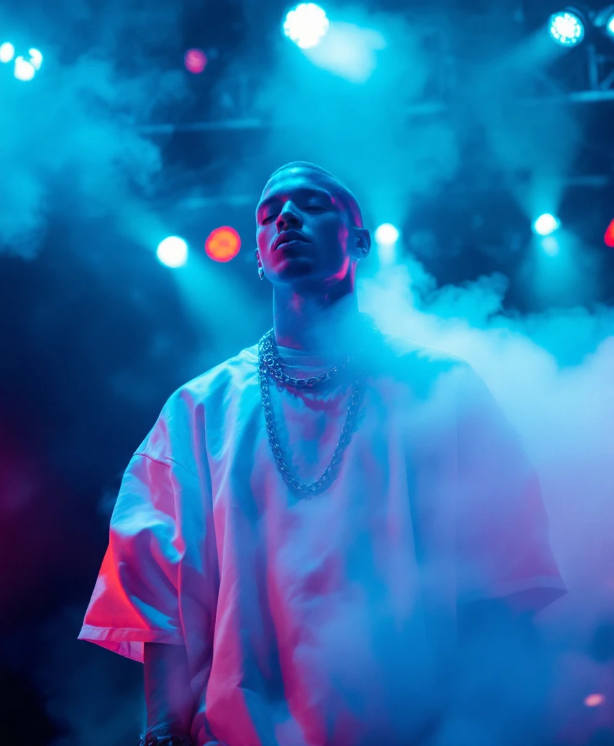 Rapper Concert Stage Fog