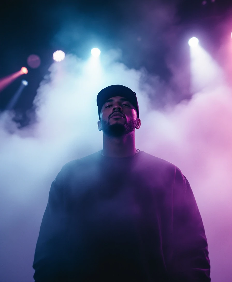 Rapper Concert Stage Volumetric Fog