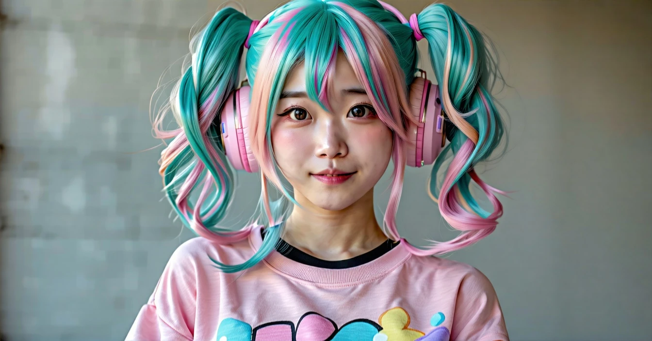Girly Streamer Gaming Pastel Hair