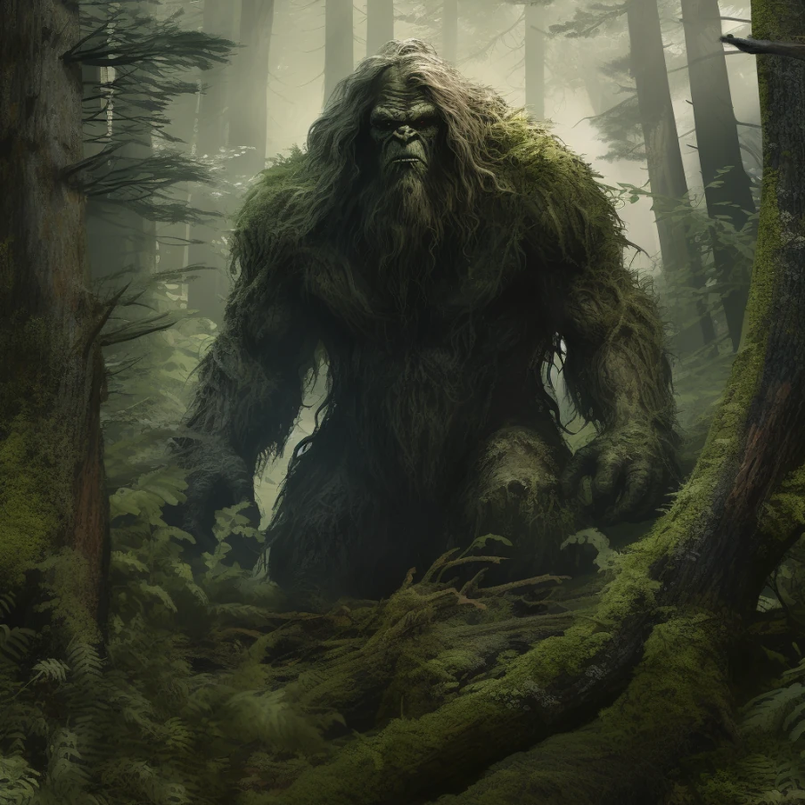Sasquatch Mystic Woods Hidden