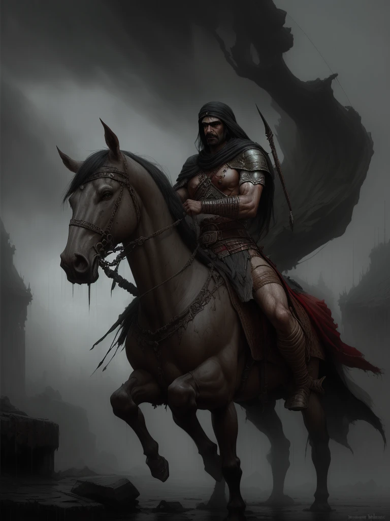 Arabian Warrior Rainy Epic Digital