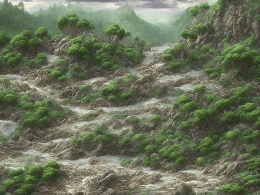 Storm Typhoon Forest Disaster Landslide