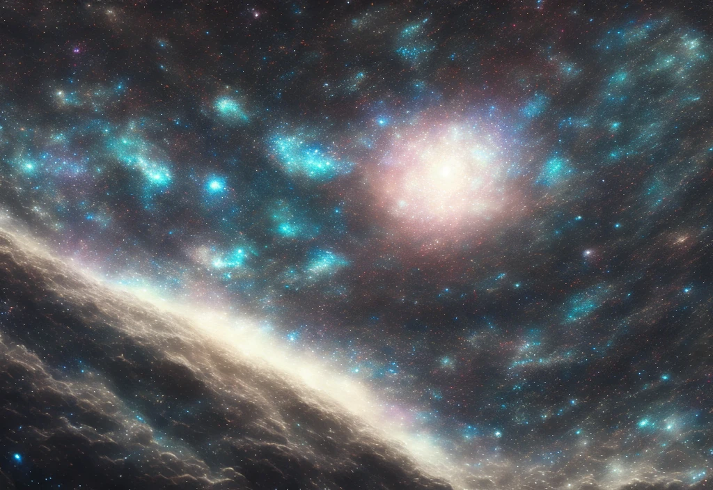 Galaxy Stars Symmetrical Astrology Cinematic