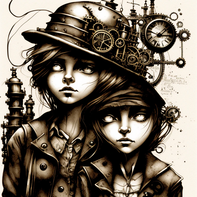 Steampunk Homeless Girl Dave McKean