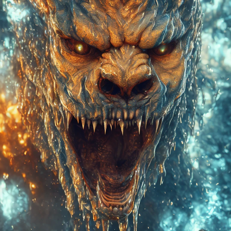Water Sabertooth Fire Background