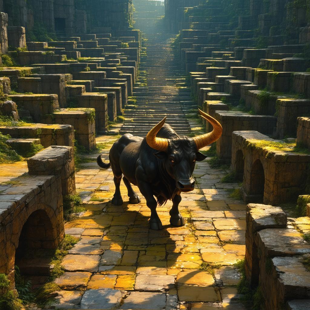 Minotaur Prowls the Labyrinth in Epic Matte
