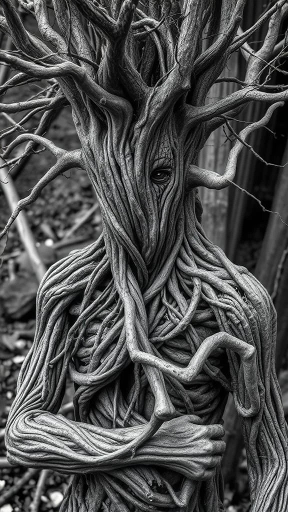 Twisted Roots Humanoid Figure