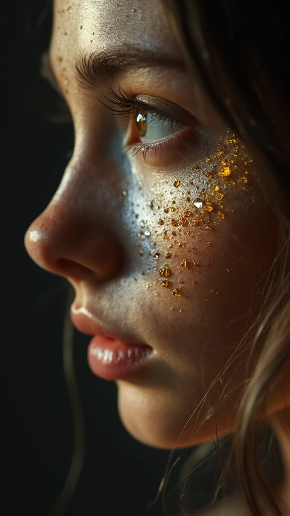 Mystical Woman Gold Lighting