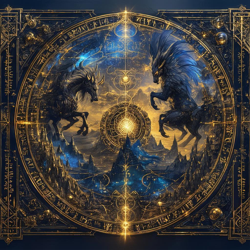 Engraved Fantasy Metal Aglow With Runes