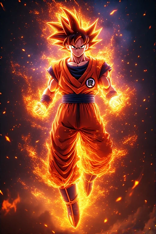 Goku Super Saiyan Transformation