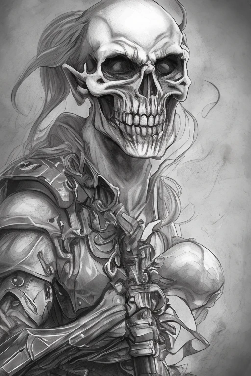 Skull Masked Villain Character