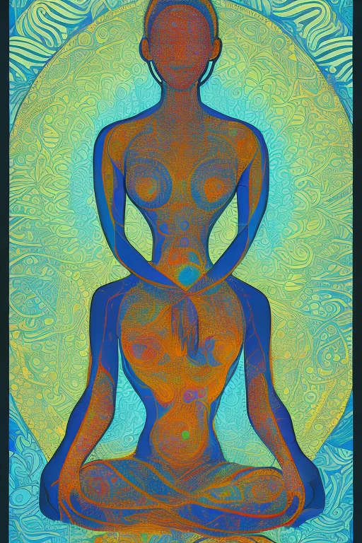 Silhouette Menstrual Cycle Meditation