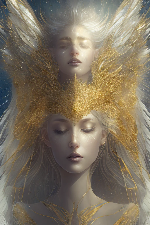 Angel Golden Crystal Armor