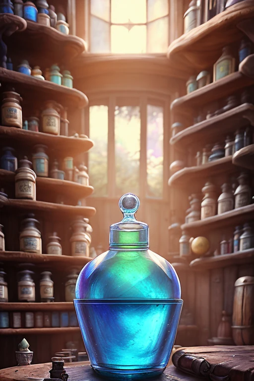 Fantasy Apothecary Blue Potion