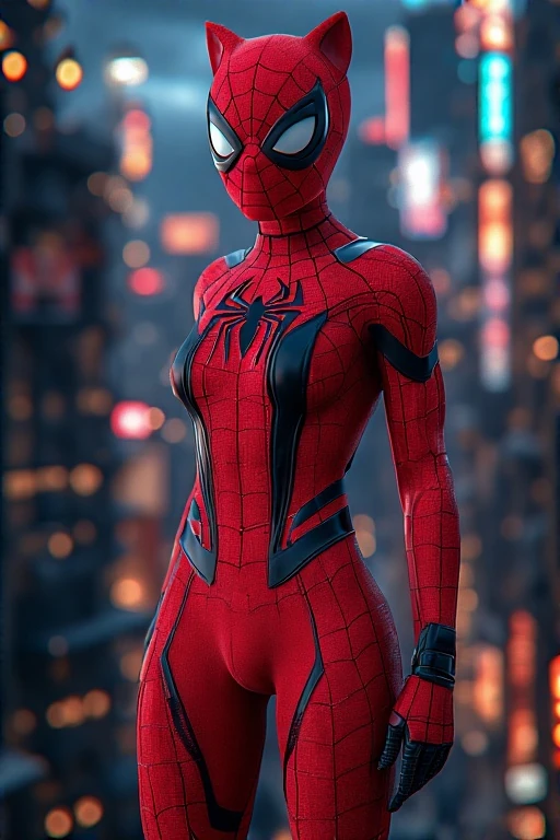 Cat Spider Character Poster