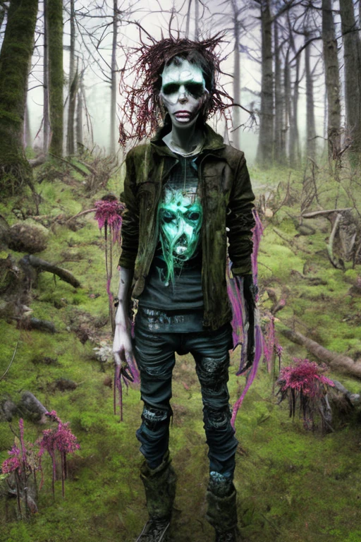 Android Forest Neonpunk Creature