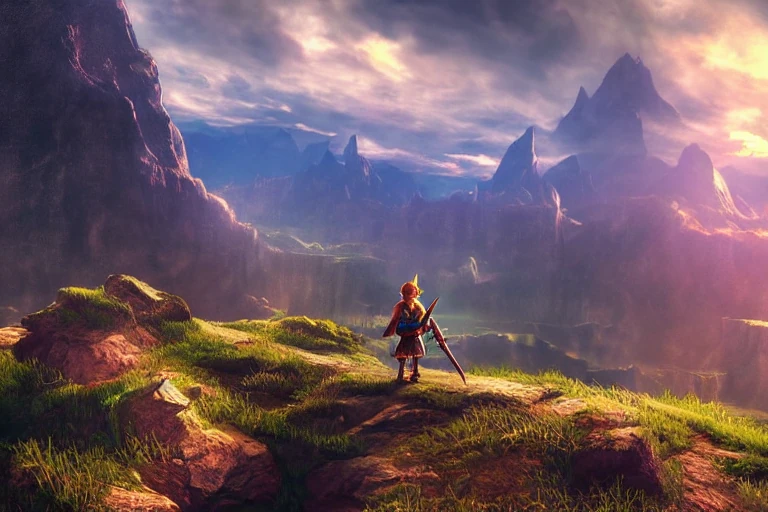 Zelda Inspired Fantasy Landscape
