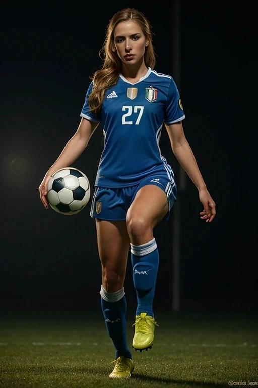 Italian Soccer Player Portrait