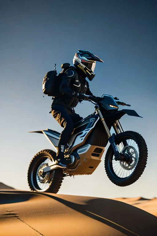 Electric Dirt Bike Desert
