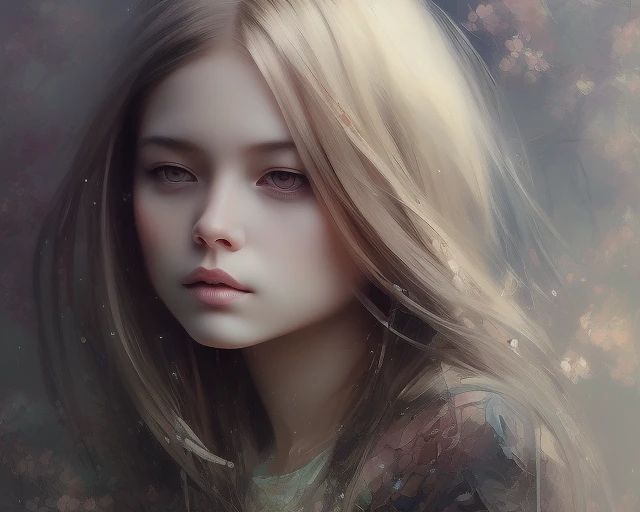 Girl Long Hair Concept Art