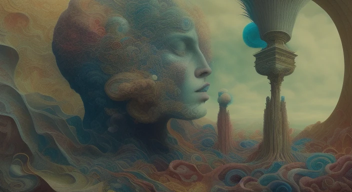 Visionary Surrealism Mixed Media