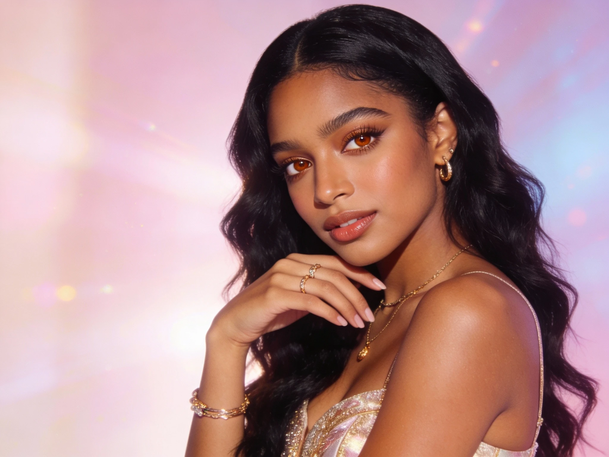 Elegant Woman K Pop Fashion