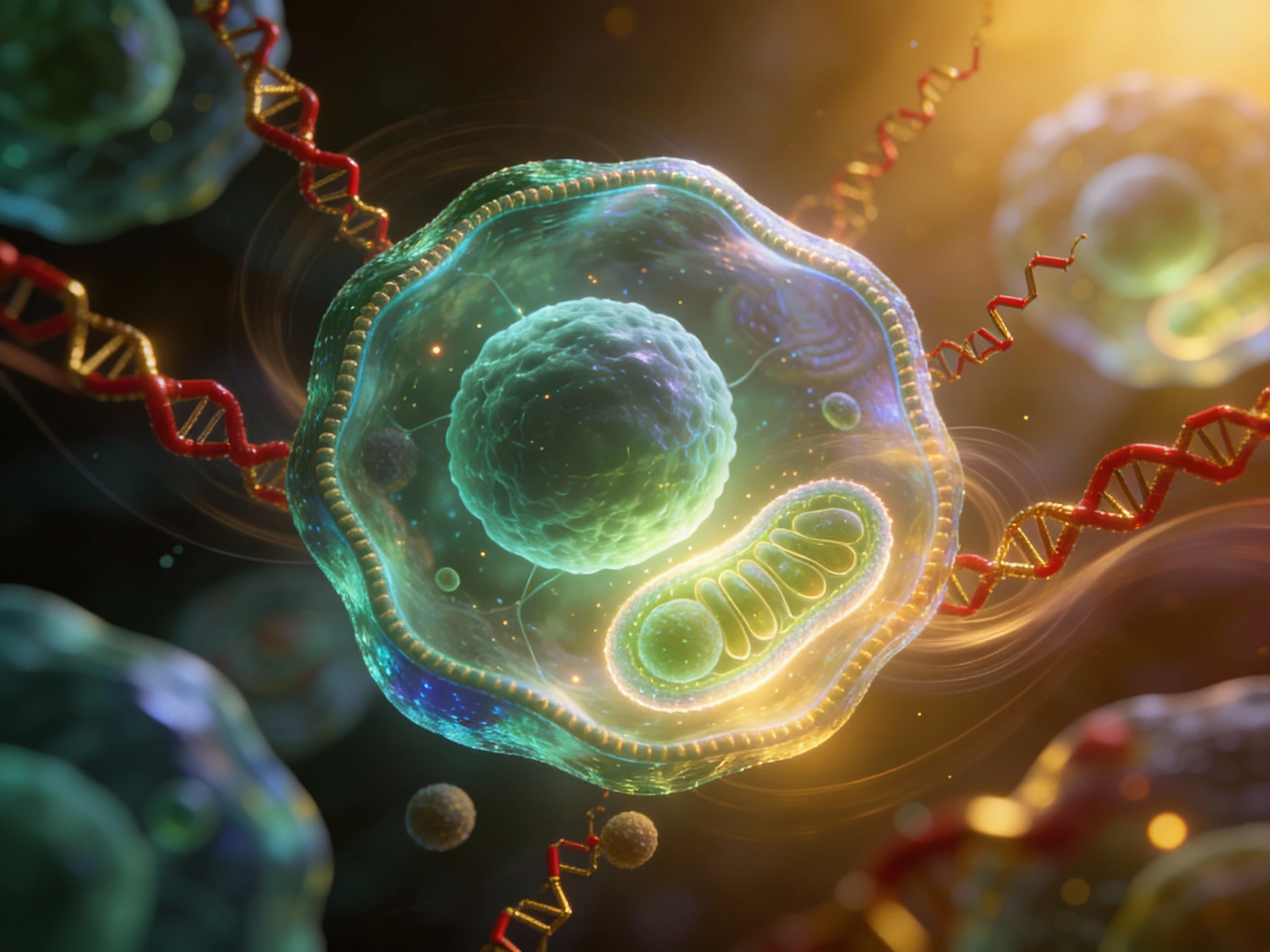 Cell Energized By NAD Molecule